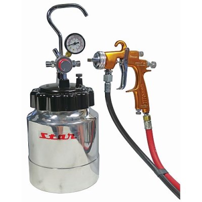 Star® PP-2500 Pressure Pot Kit 2.5 litre inc EVO-T gun 1.5mm