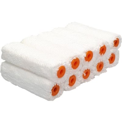 Almax® Mini-Ten Paint Rollers 10mm Microfibre 10 pack