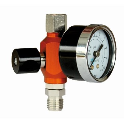 Walcom® Spray Gun  Air Flow Regulator with Gauge