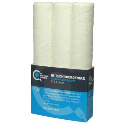 Almax® Hi-Tech Microfibre Roller Sleeve 270mm x 5mm  3 pack