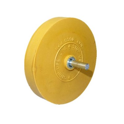  Eraser  Wheel with 6mm  plain spindle