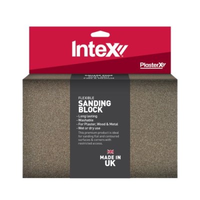 Intex Square Edge Foam Sanding Block - Medium/Fine Grit