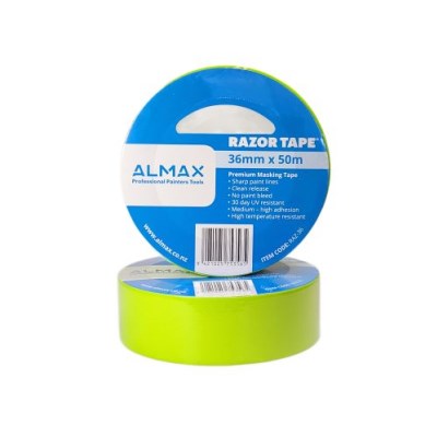 Almax® RAZOR TAPE® Masking Tape  36mm x 50 metres