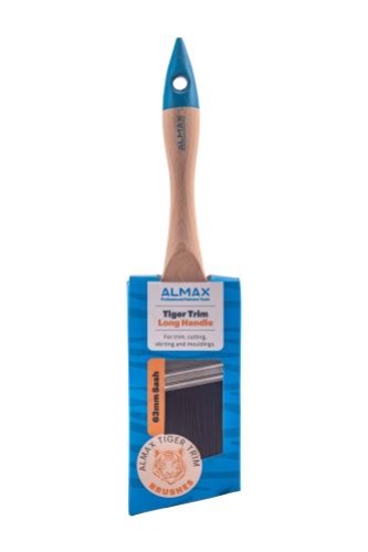 Almax® Tiger Trim Angle Sash Brush 50mm long handle