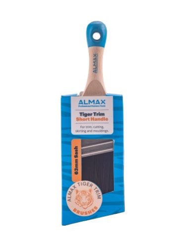 Almax® Tiger Trim Angle Sash Brush 50mm short handle