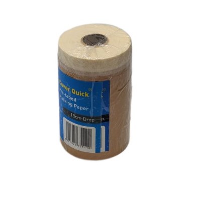 Cover Quick®  Pre-Taped Masking Paper Refill    18cm x 20m