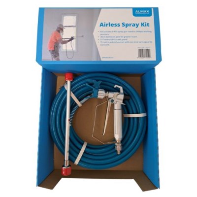 Airless Spray Gun, Hose & Extension Pole Kit