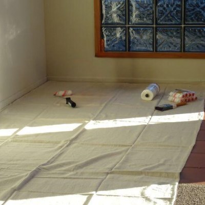 Almax® Canvas Drop Cloth  4' x 15' "Hallway Runner"