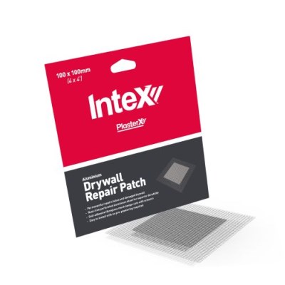 Intex Aluminium Plasterboard Repair Patch 100 x 100mm