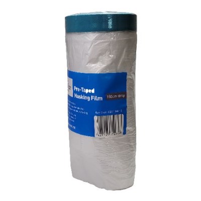 Almax® Cloth Pre-Taped Masking Film 1.8m x 15m Refill