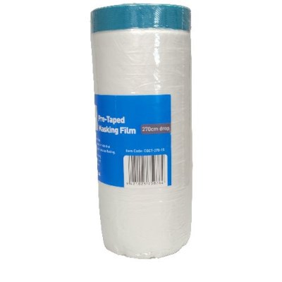 Almax® Cloth Pre-Taped Masking Film 2.7m x 15m Refill