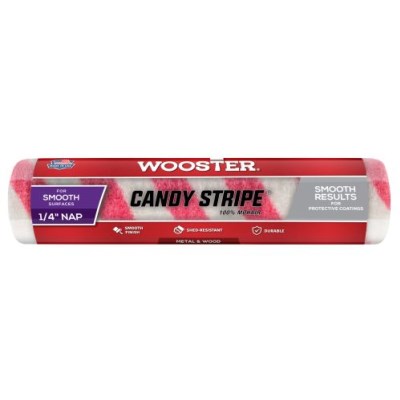 Wooster Candy Stripe® 100% Mohair 230 x 6mm Roller Sleeve