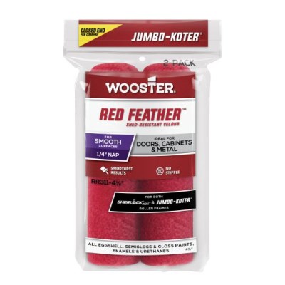 Wooster Jumbo-Koter® Red Feather™ Roller Sleeves 115mm x 6mm