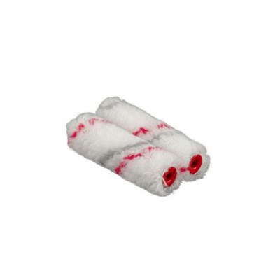 Almax Mini Paint Roller Double Red Stripe  (2 pack)