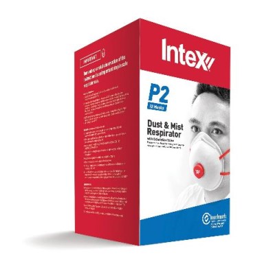 Dust Masks P2 valved (pack of 12)