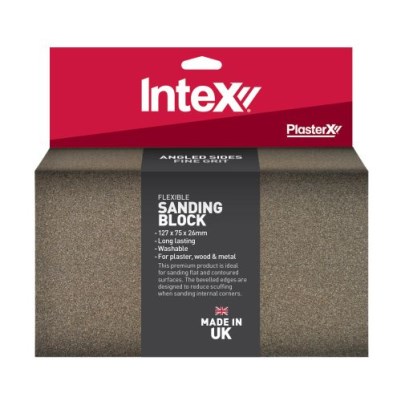 Intex Foam Sanding Block Large Dual Angle - Medium/Fine Grit