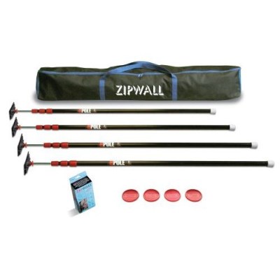 ZIPWALL® Dust Containment 4 Pole Kit