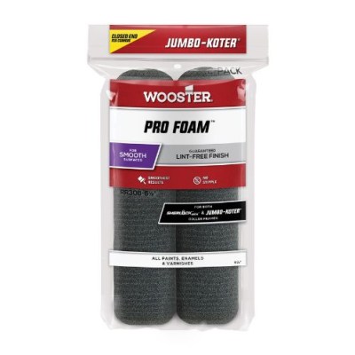 Wooster Jumbo-Koter® Pro Foam™ Roller Sleeves 165mm (2 pack)
